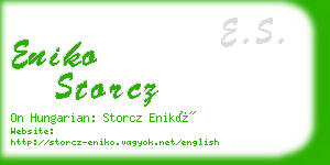 eniko storcz business card